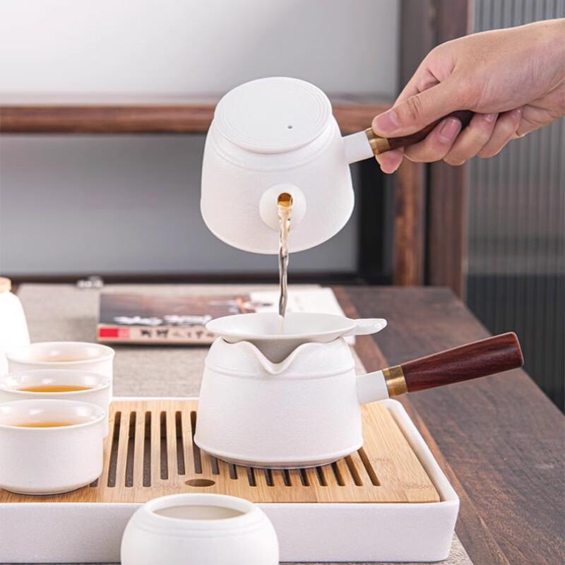 Fangyan Ceramic Side Handle Teapot Set