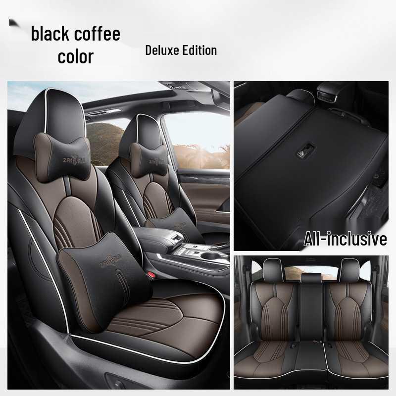 Toyota Highlander Car Seat Cushion Set: 5-Seater and 7-Seater All-Season Full Coverage Interior Accessories