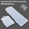 1Pcs 10 Grid Case Tool Parts Storage Case Plastic Hardware Tool Box  for Twist Drill Tap Accessories