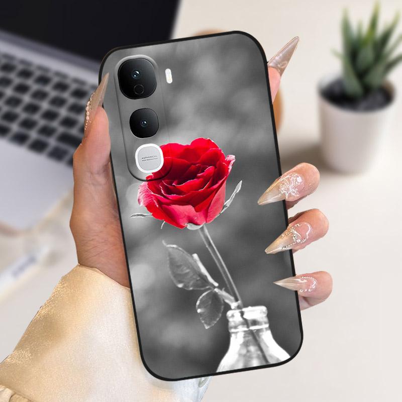 Для Vivo Y400 Pro Y400Pro 5G Чехол Стильный Мягкий ТПУ Силиконовый Задняя Крышка Бампер Для Vivo Y400 4G 5G Чехол для Телефона V2506 Защитный Чехол