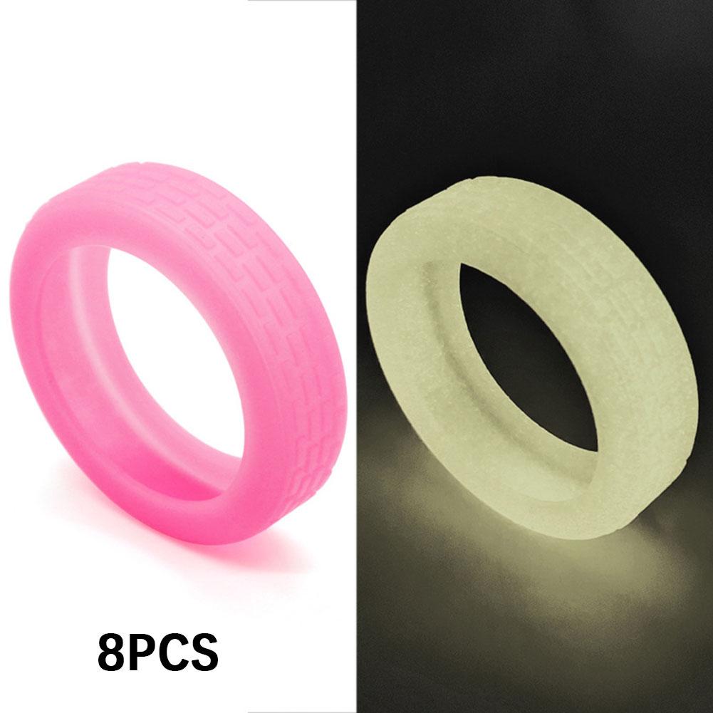 8 шт. Дорожные чемоданы Колесные чехлы Противоскользящие Износостойкие Силиконовые Бесшумные Защитные чехлы для ручной клади Колесная втулка