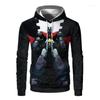 Горячая Распродажа Mazinger Z Аниме Мужская толстовка с капюшоном 3D-принт Робот Манга Пуловер Толстовки Harajuku Большие Графические Детские Мальчики Толстовки Топы