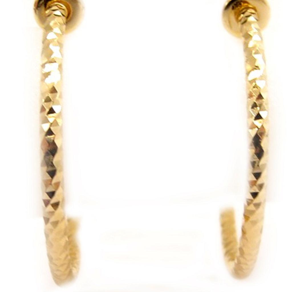 Les Trésors De Lily [L4575] - Позолоченные клипсы «Choréographie» - 30x2 мм (покрытие бриллиантами)