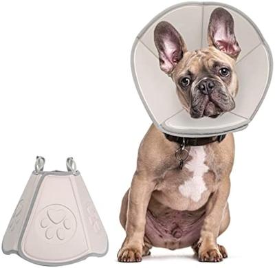 Регулируемый мягкий конус для собак, ошейник для восстановления после операции, заживление ран от укусов, ошейник Элизабет, защитный головной убор из ошейника из ЭВА