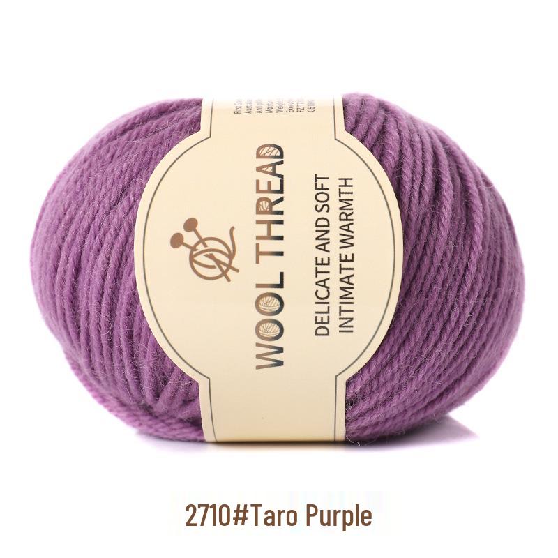 Пряжа из кашемировой шерсти средней толщины для вязания вручную детских шарфов и свитеров, со спицами.