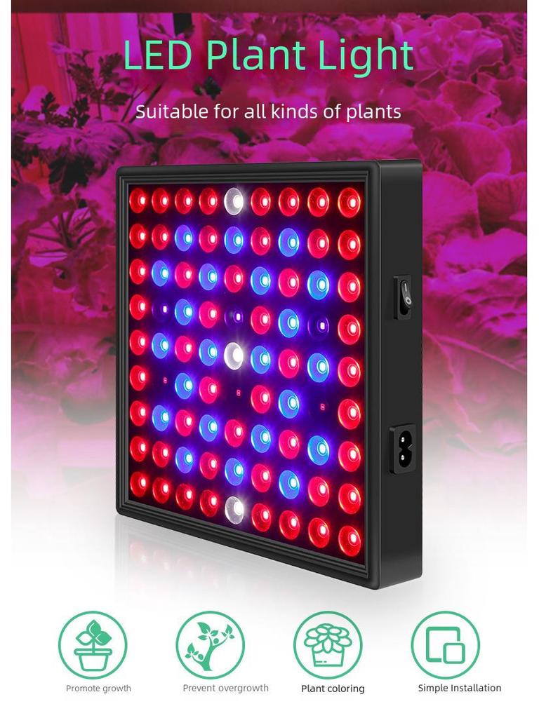 Водонепроницаемый светодиодный светильник полного спектра для теплиц и горшечных растений