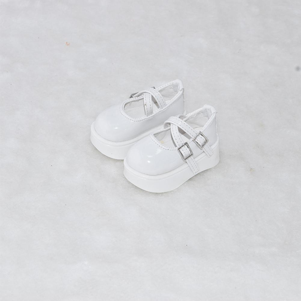 1 Pair 1/4 BJD PU Leather Doll Shoes High Heels Leather Shoes for Little 16 Inches Sharon Doll Clothing Accessories Toys