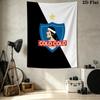 Social Y Deportivo Colocolo Wall Tapestry Aesthetic Wall Hanging Printed Fabric Blanket Decorative Tapestries for Bedroom Living Room Home Decor