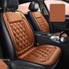 12V Heated Car Seat Cushion 2 Levels of Temperature Adjustable Seat Mat Overheat Protection Rhombus Texture Auto Seat Pad