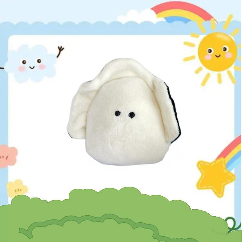 Plush Oyster Keychain Mini Stuffed Toy Short Plush With Pp Cotton Yellow**