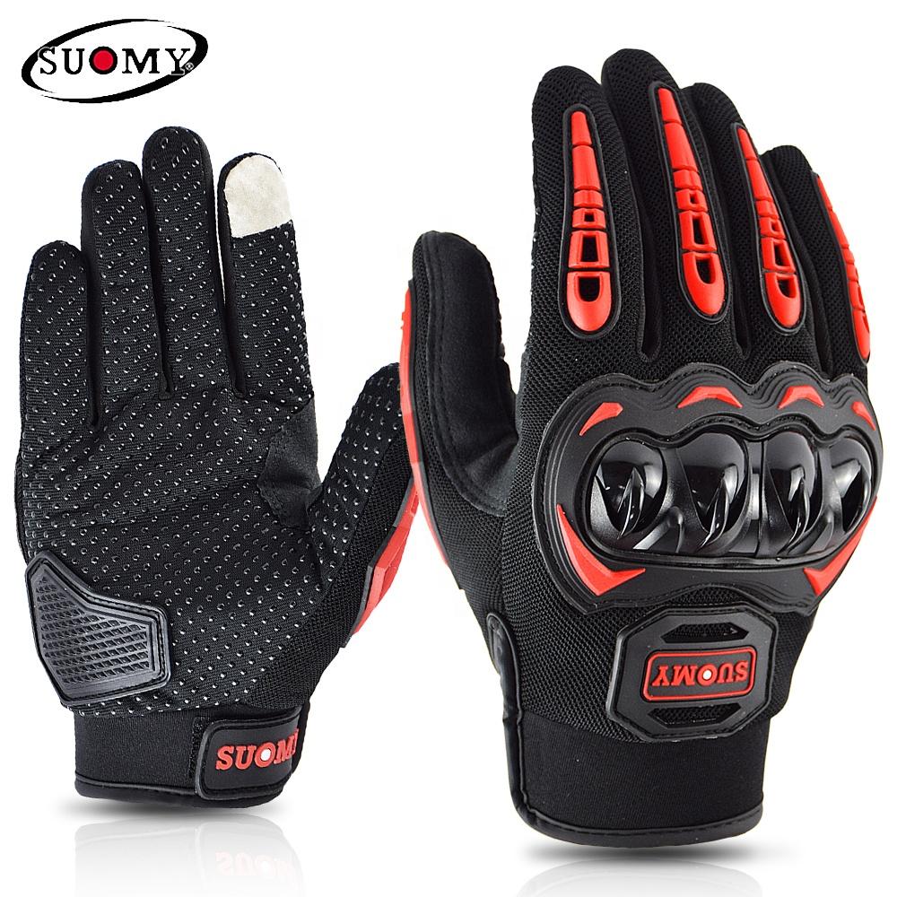 SUOMY Touch Screen Motorcycle Riding Gloves Winter&Summer Motos Luvas Guantes Protective Gear Racing Gloves Motocross Bike Glove