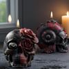 Форма для свечи в виде черепа на Хэллоуин, 3D свеча-череп со свежей текстурой, прочная и многоразовая, используется для декоративной атмосферы Хэллоуина