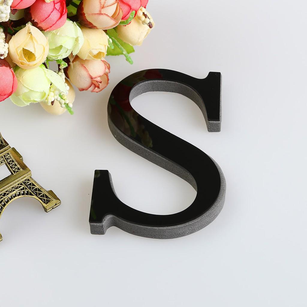 26 букв DIY 3D зеркало акриловые наклейки на стены наклейки домашнего декора стены искусства росписи