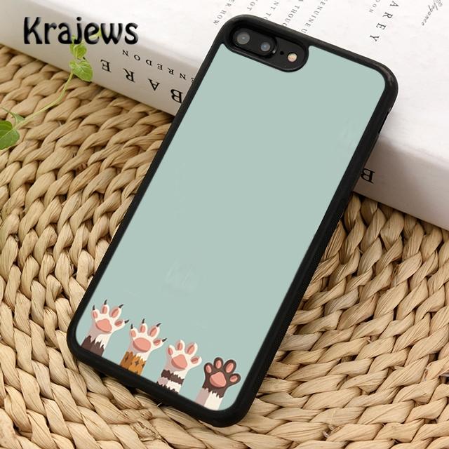 Krajews Funny Paws Soft Phone Case Cover For IPhone 18 17 Air 16 15 14 plus 11 12 13 pro max coque Shell Fundas