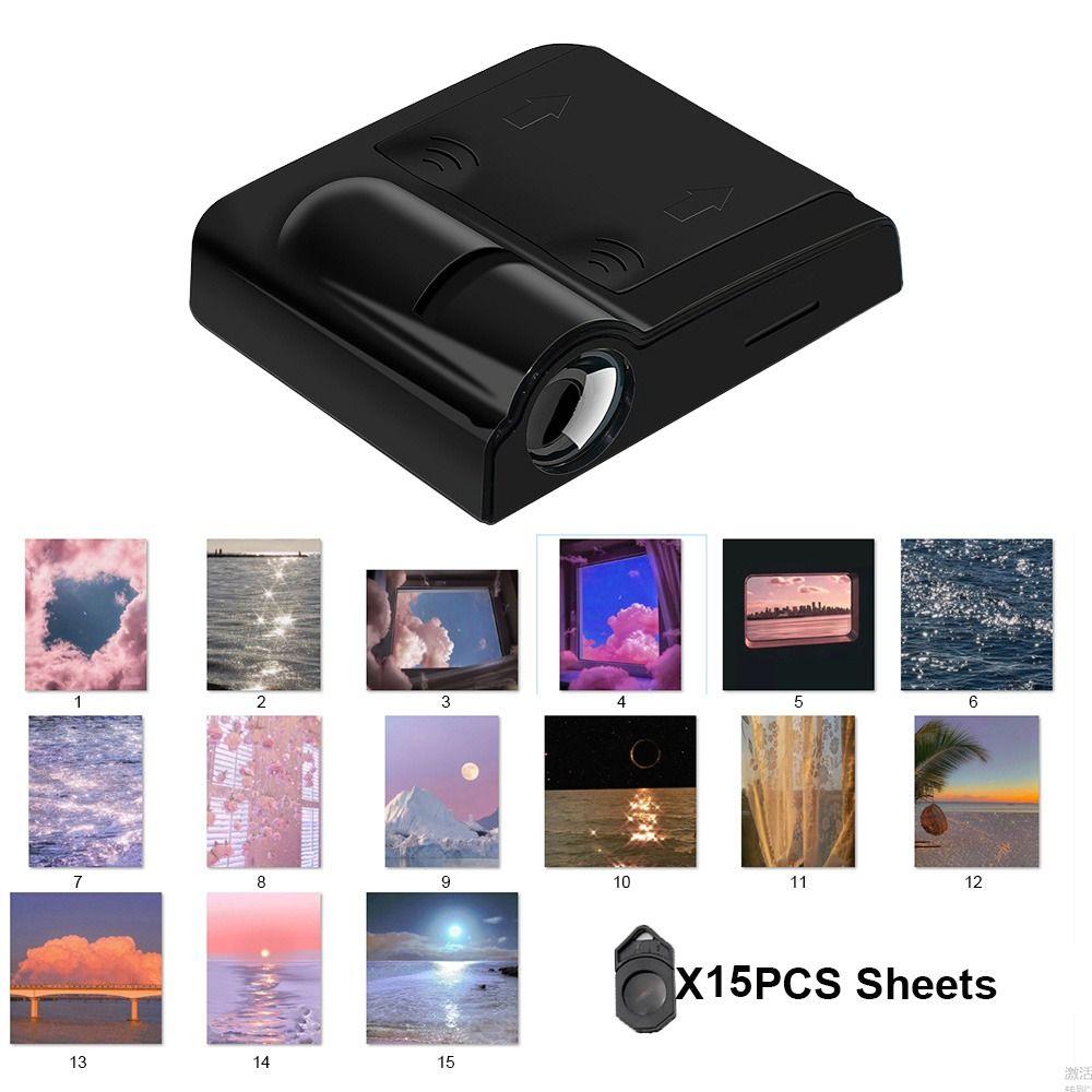 Birthday Gift Landscape Background LED Light Earth Moon Photography Lamp Moon Galaxy Projector