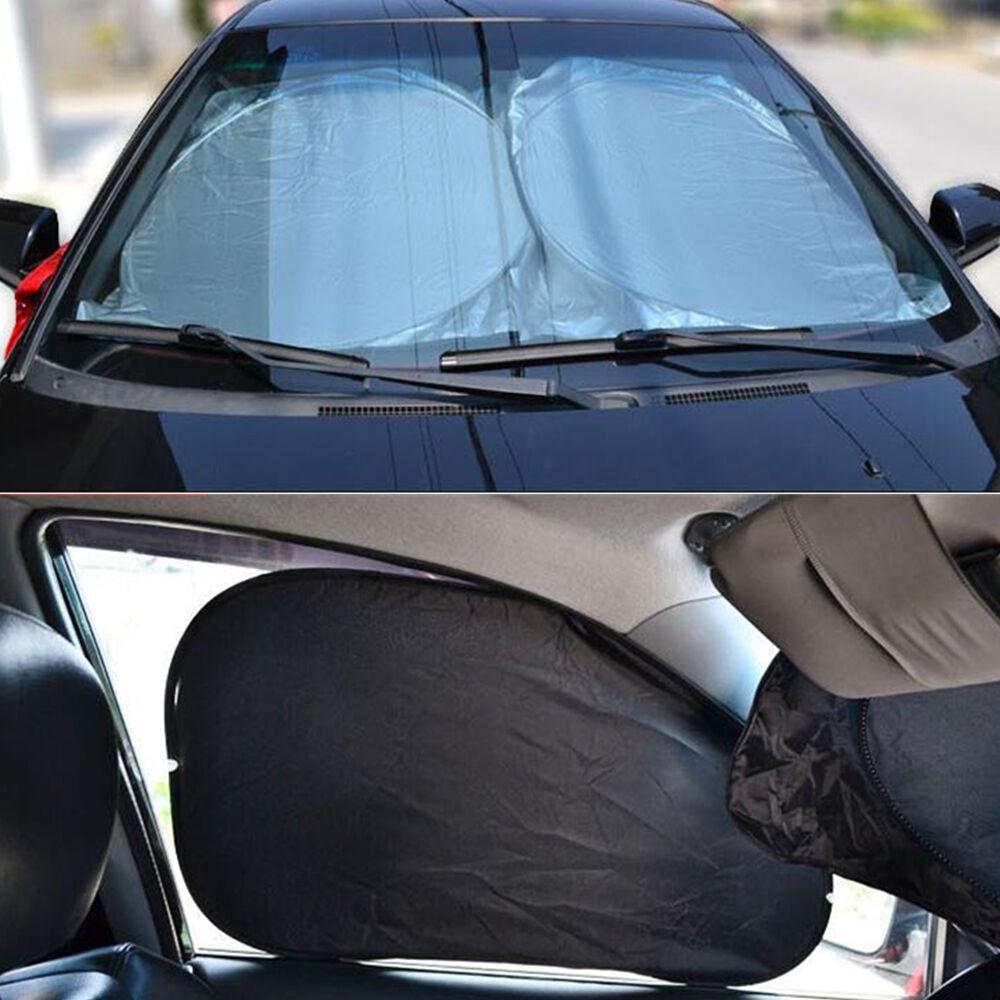 6 шт. автомобиля боковое заднее окно экран козырек от солнца сетчатая крышка козырек от солнца на лобовом стекле