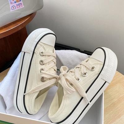 2024 Холщовые тапочки кроссовки женские в студенческом стиле милые парусиновые туфли Mango Head милые туфли для девочек мягкие повседневные туфли для сестер для женщин