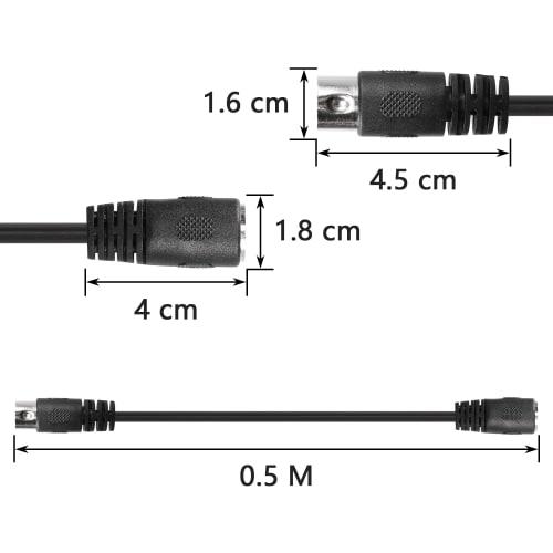SinLoon 5-Pin MIDI DIN Cable for MIDI Keyboards, DIN to 3.5mm (Synthesizer/Organ/Digital Piano/MIDI Guitar) with B&O System Instrument Performance Sig