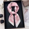 Spring And Summer Women'S Imitation Silk Scarf, Foreign Style Square Scarf, Shawl Decoration, Professional Shirt Tied Hair Scarf