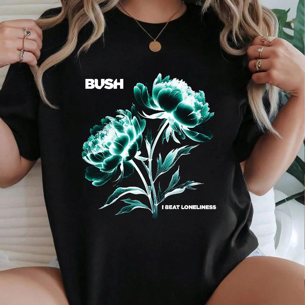 Bush Band T-shirt Tops Tees Unisex, Men's Full Size S-5XL, Music Band Graphic Tee
