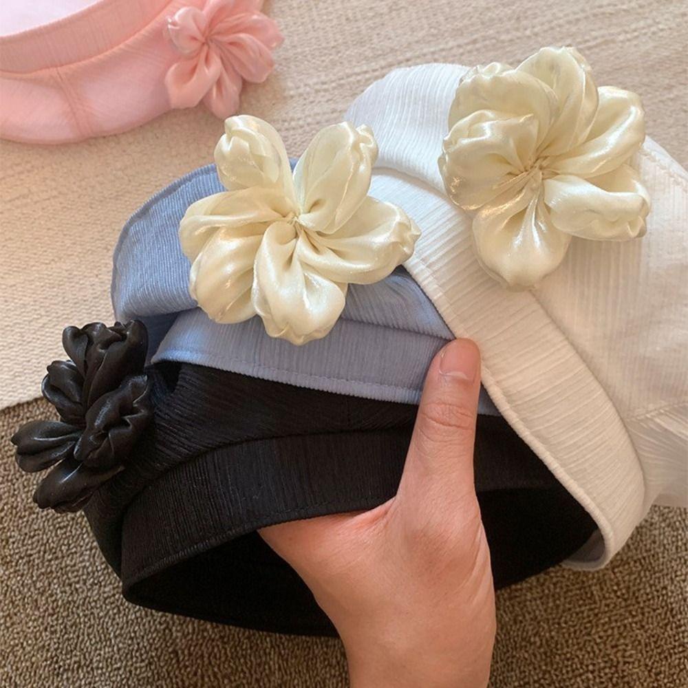 Versatile Painter Hat French Style Artist Cap Breathable Flower Beret  Holiday