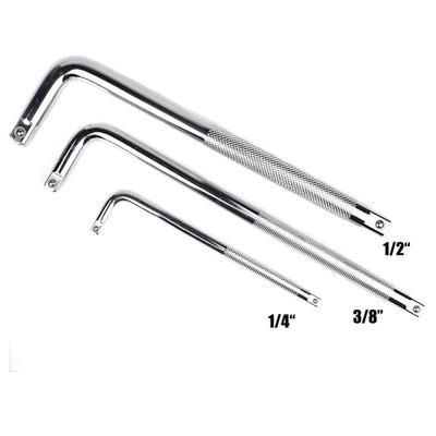 1/2", 1/4", 3/8", L-образный изогнутый стержень, ручные инструменты с двойным концом из хром-ванадиевой стали