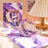 1pc 3D Greeting Card – Creative Design with Moon & Stars, for Birthday Blessings, Christmas & Gratitude, Beautiful Gift