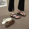 Fashion High-end Sandals Women's Summer New Fashion Versatile Platform Strap Beach Shoes