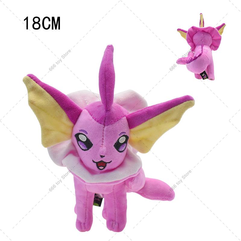 Plush Eevee Vaporeon Jolteon Glaceon Flareon Umbreon Sylveon Espeon Leafeon Stuffed Peluche Dolls Gift Toys