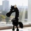 Horse Doll Plush Keychain Soft Velvet 3D Stuffed Animal Charm Backpack Handbag Keys Locker