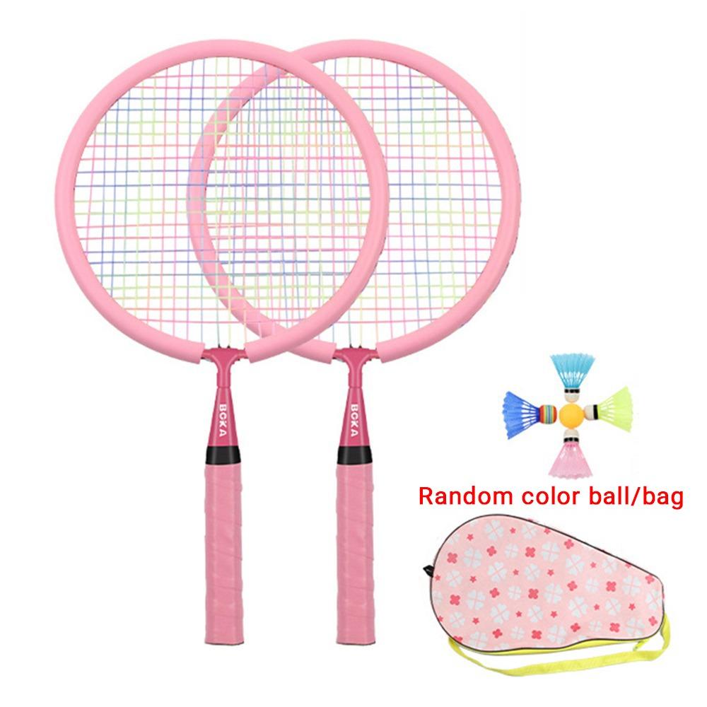 Lightweight Children Badminton Rackets Shock Absorbing Sports Game Toys  Sport Accessories