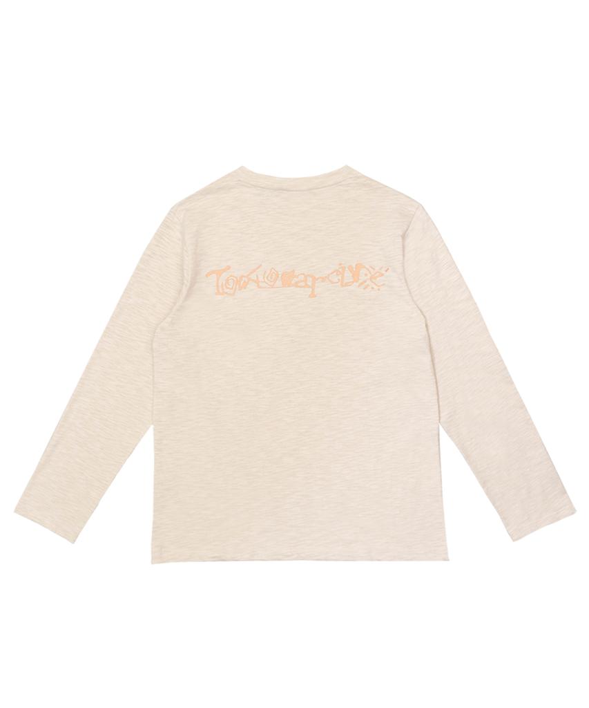 TOWTOW ARCHIVE Root Symbol T-Shirt Ecru
