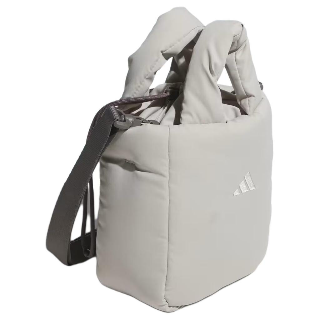 Adidas Полиэстеровая наплечная сумка, сумка через плечо, сумочка унисекс серая Adidas JZ4423