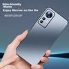 Xiaomi 12 Pro Phone Case, Xiaomi 12S Pro Protective Cover, AG Frosted Lens Full Protection, Simple XIAOMI Luxury Style, Unisex Outer, Graphite Black