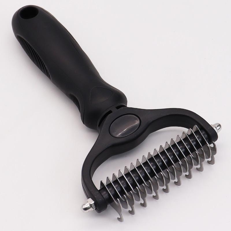 Pet Detangling Double-Sided Grooming Comb for Dogs & Cats
