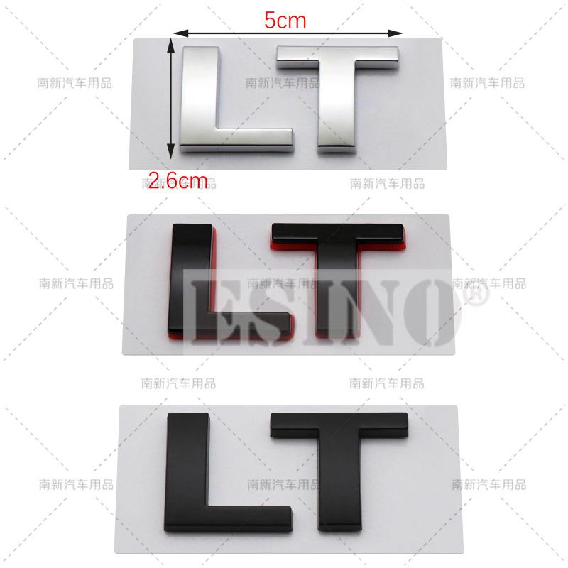 Car Styling LT 3D ABS Badge Body Adhesive Emblem Sticker Decal for Chevrolet Silverado Suburban Tahoe Offroad 4X4 li2