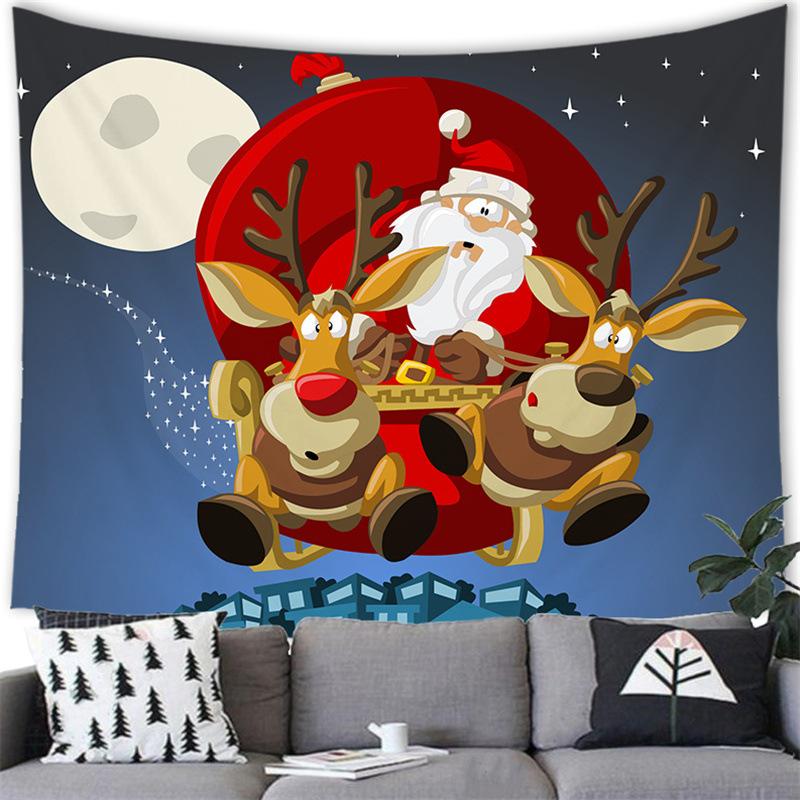 С Рождеством мультфильм снеговик трансграничная поставка гобелен настенное одеяло