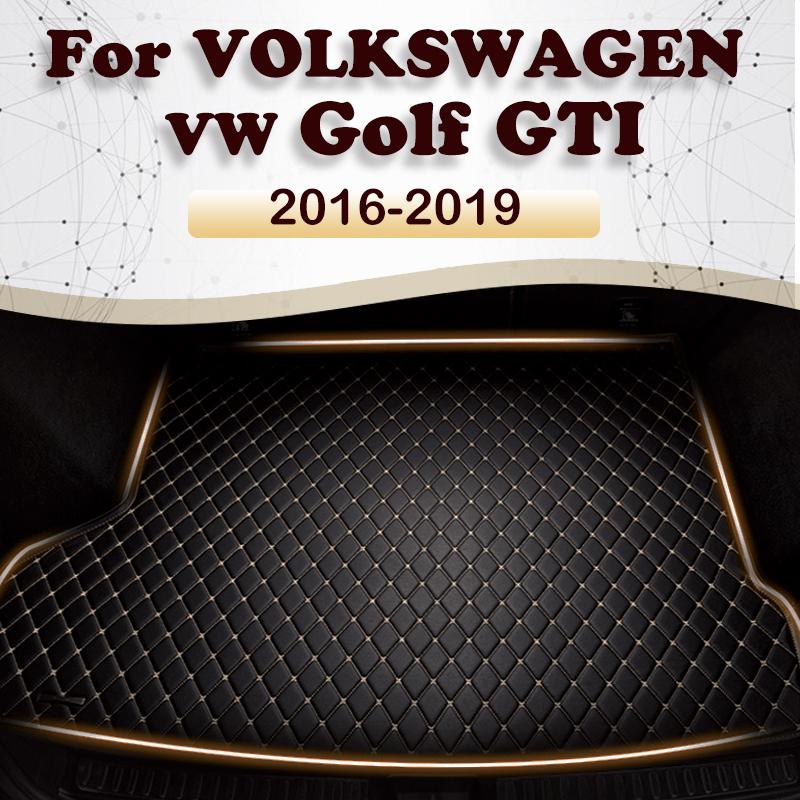 Коврик в багажник автомобиля для VOLKSWAGEN VW Golf GTI 2016 2017 2018, автомобильные аксессуары на заказ, интерьер автомобиля