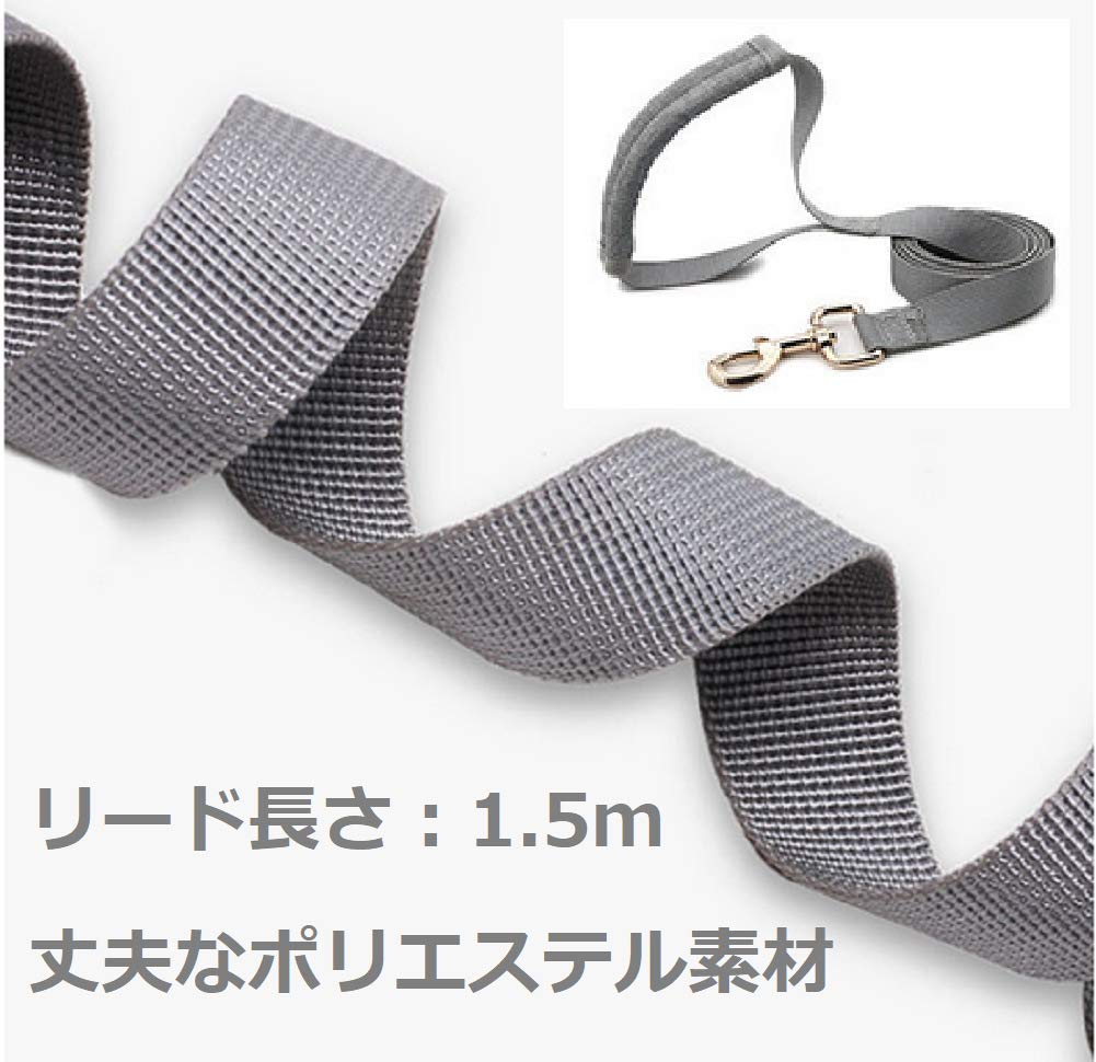 Reflective Harness and Lead 4 for and Large Dogs and Pet Nighttime Tote Bag Included XS Weight [DauStage] Set, Colors, Small, Medium, Cats, Supplies,