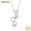 Tancision S925 стерлингового серебра Роскошное индивидуальное ожерелье с подвеской женское классическое ожерелье Tide ожерелье подарок на вечеринку