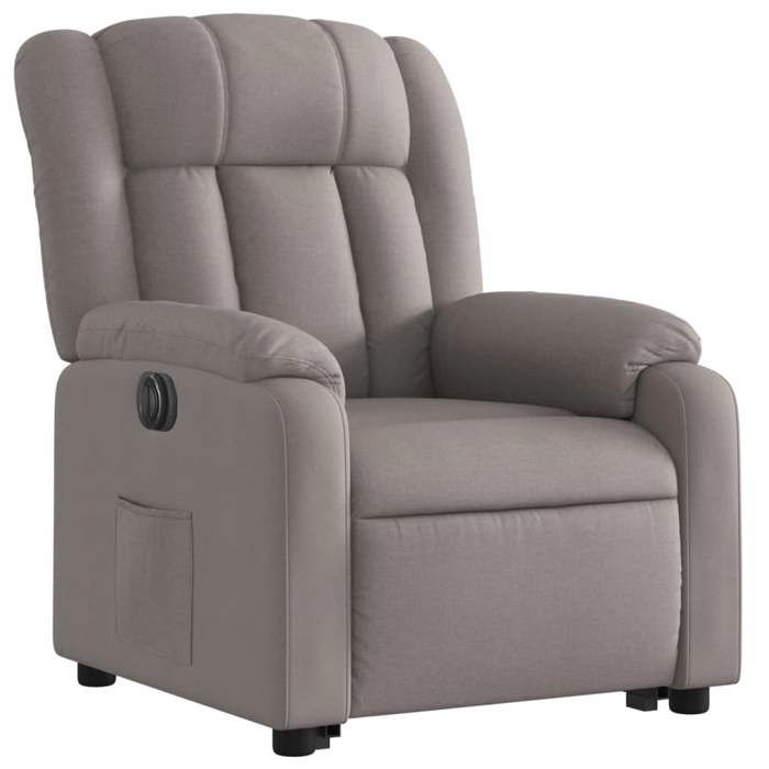 VidaXL Fauteuil Inclinable Électrique, Chaise de Relaxation avec Dossier et Repose-pied Réglables, Siège de Salon, Moderne, 3205348