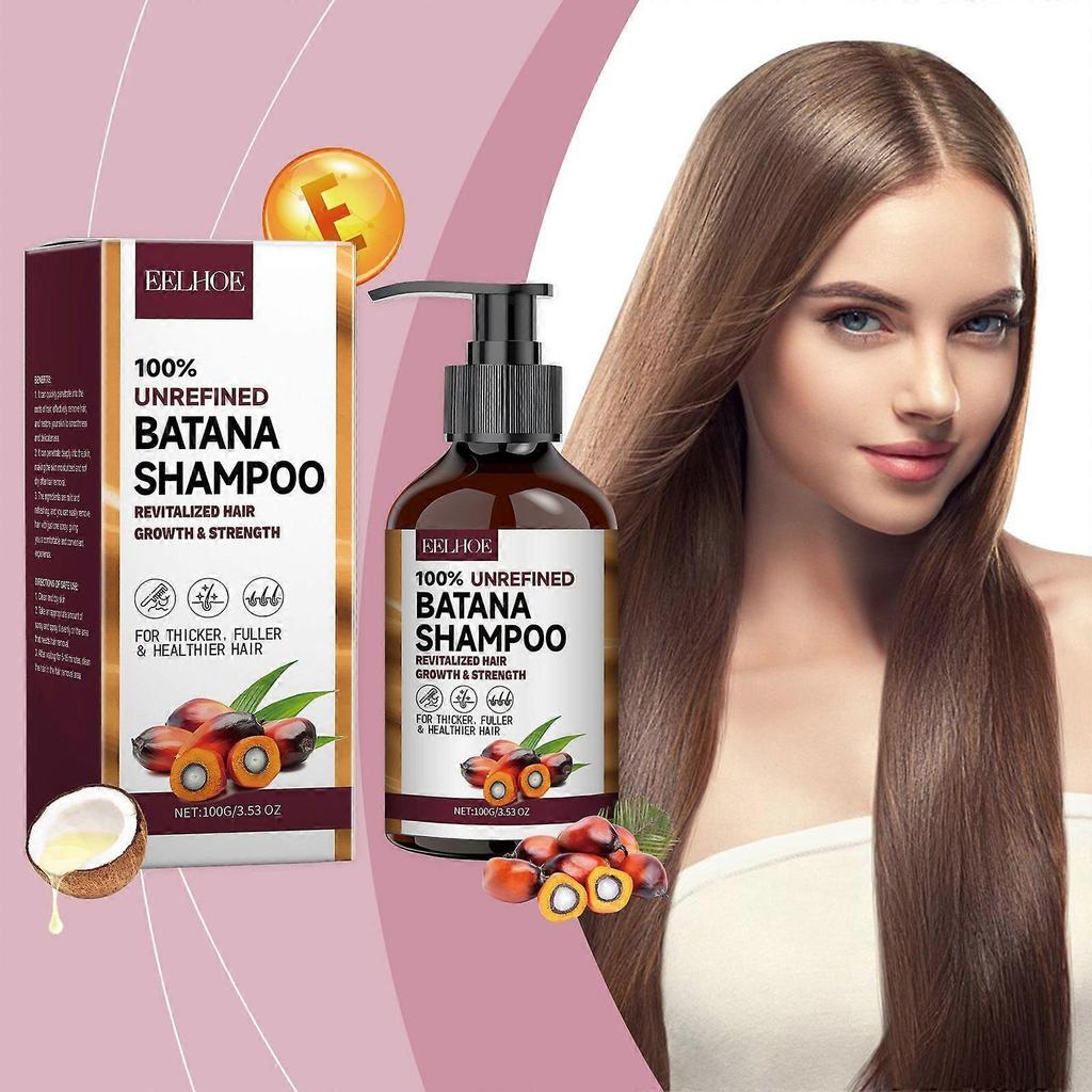 Eelhoe Batana Oil Shampoo - Moisturizing, Repairing, Nourishing For Dry And Frizzy Hair, Smooth, Shiny, And Oil-Control Shampoo