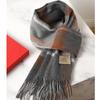 High-end 100 Pure Wool Scarf for Men and Women, Winter Thickened High-end New Camel Shawl Birthday Gift