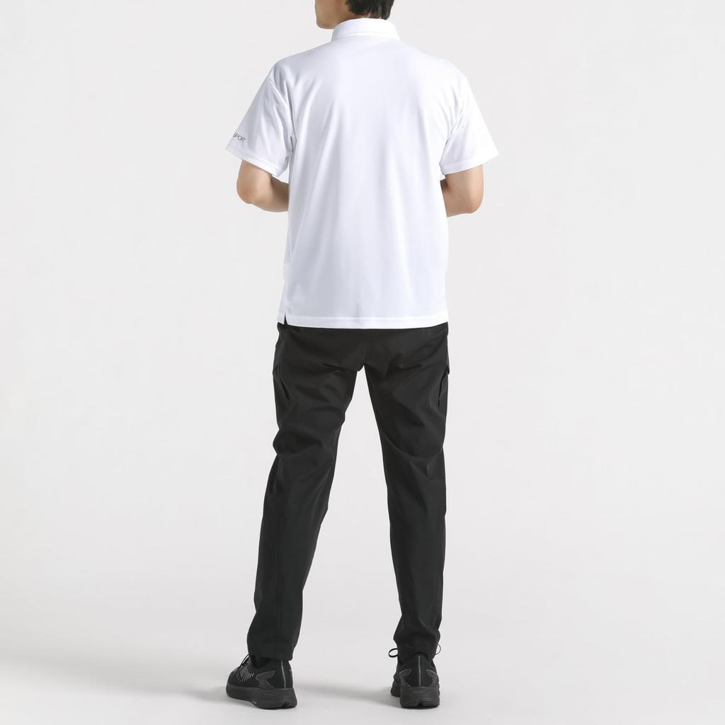 DESCENTE Поло Шорты Простые Размер L Рубашка, Рукав, На пуговицах, Влагоотводящая, Быстросохнущая, Дизайн, Унисекс, WH00(ST4FHSZ1MB),