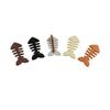 Y2k Geometry Hair Accessories Animal Fish Bone Hair Clip Korean Style   Kids