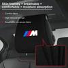 1/2pcs Car Accessories Seat Headrest Protective Covers For BMW M X1 X3 X5 X6 X7 E34 E36 E39 E46 F10 F20 Z4 Performance