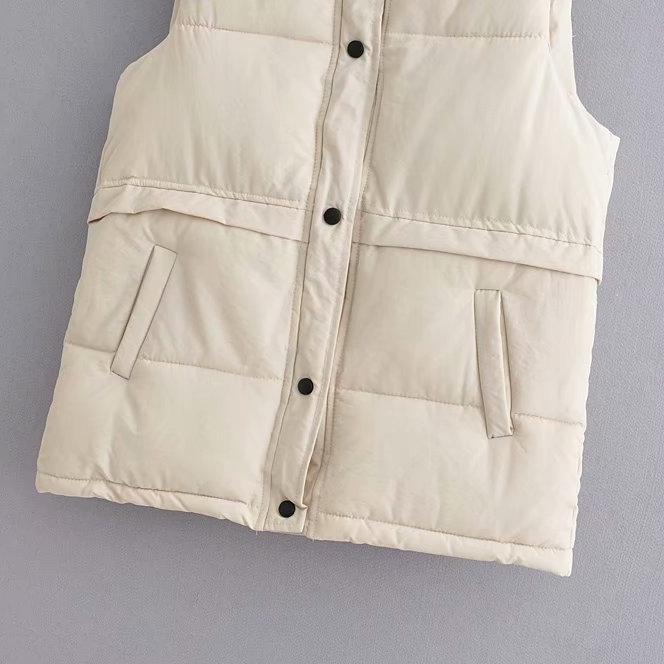 Winter Women's Fashion Cotton Jacket Warm Cotton Jacket Casual Women's Sleeveless Jacket Women's Jacket