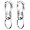 2/5Pcs Gourd Buckle Keychains Climbing Hook Car Strong Carabiner Shape Keychain Accessories Key Chain Ring