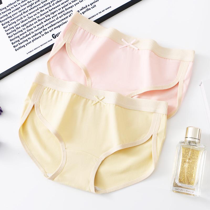 Women's Underwear Mid Waist Slimming Women's Breathable Thin Triangle Underwear