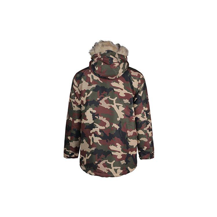 Puma Теплая хлопковая куртка с капюшоном, зимняя камуфляжная мужская верхняя одежда 596546-70